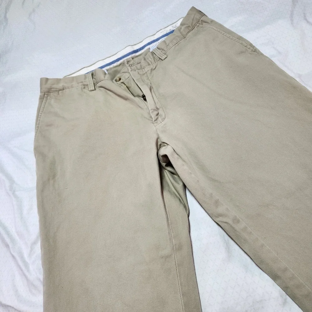 Polo Ralph Lauren Mens Khaki Chino's Pants Cotton Relaxed Fit 36x30